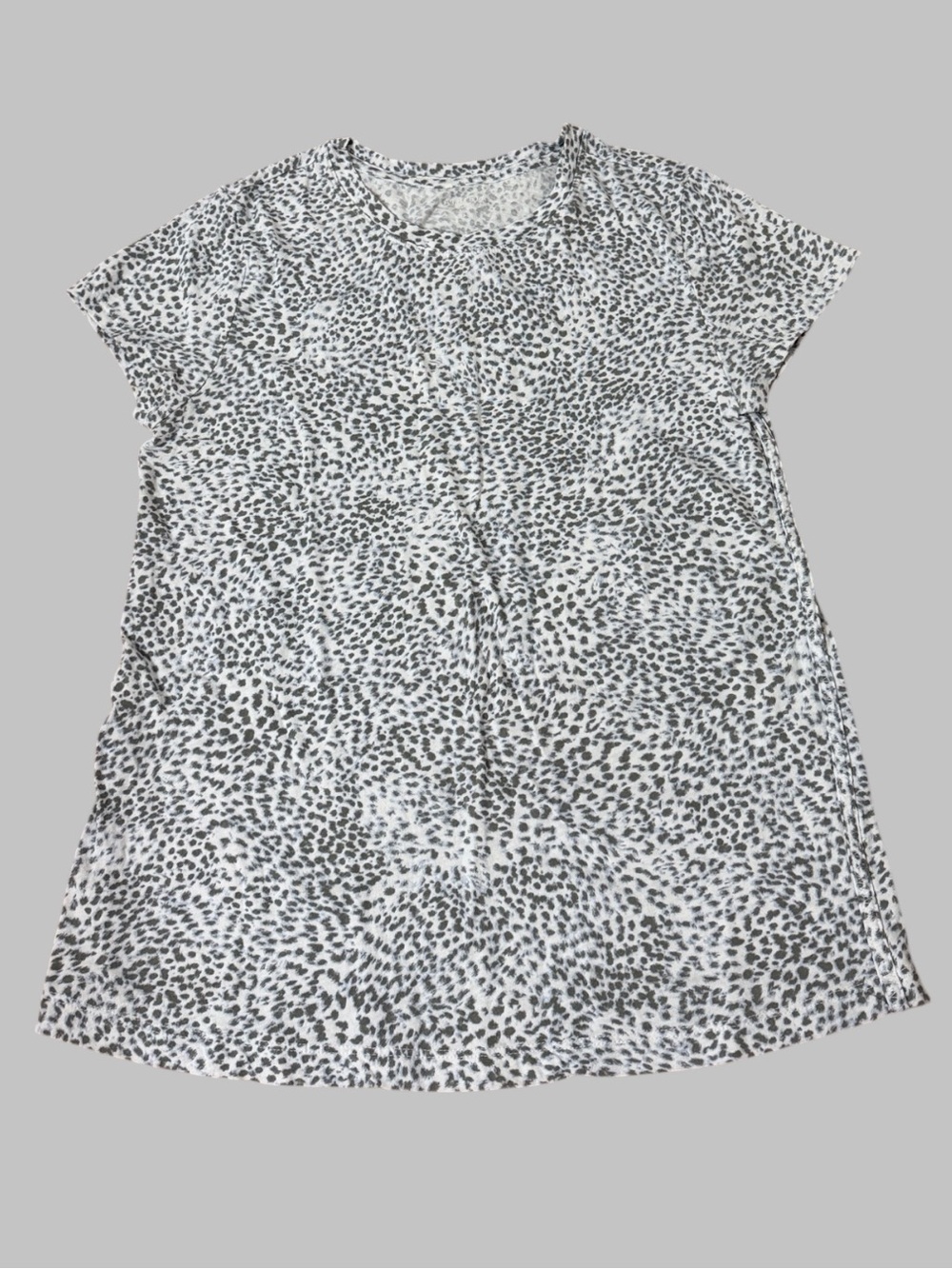 Athleta Mini Leopard Print Short-Sleeve Top